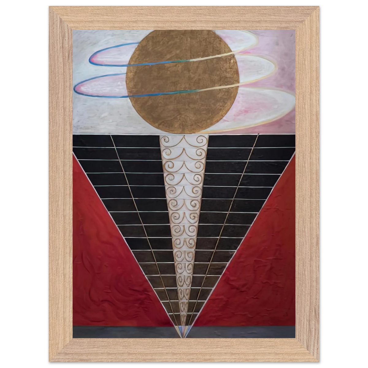 Hilma af Klint - ALTARPIECE NO 2 1915 Wall art - 15x20 cm / 6x8 inches - Fine Art Poster-canvas - -