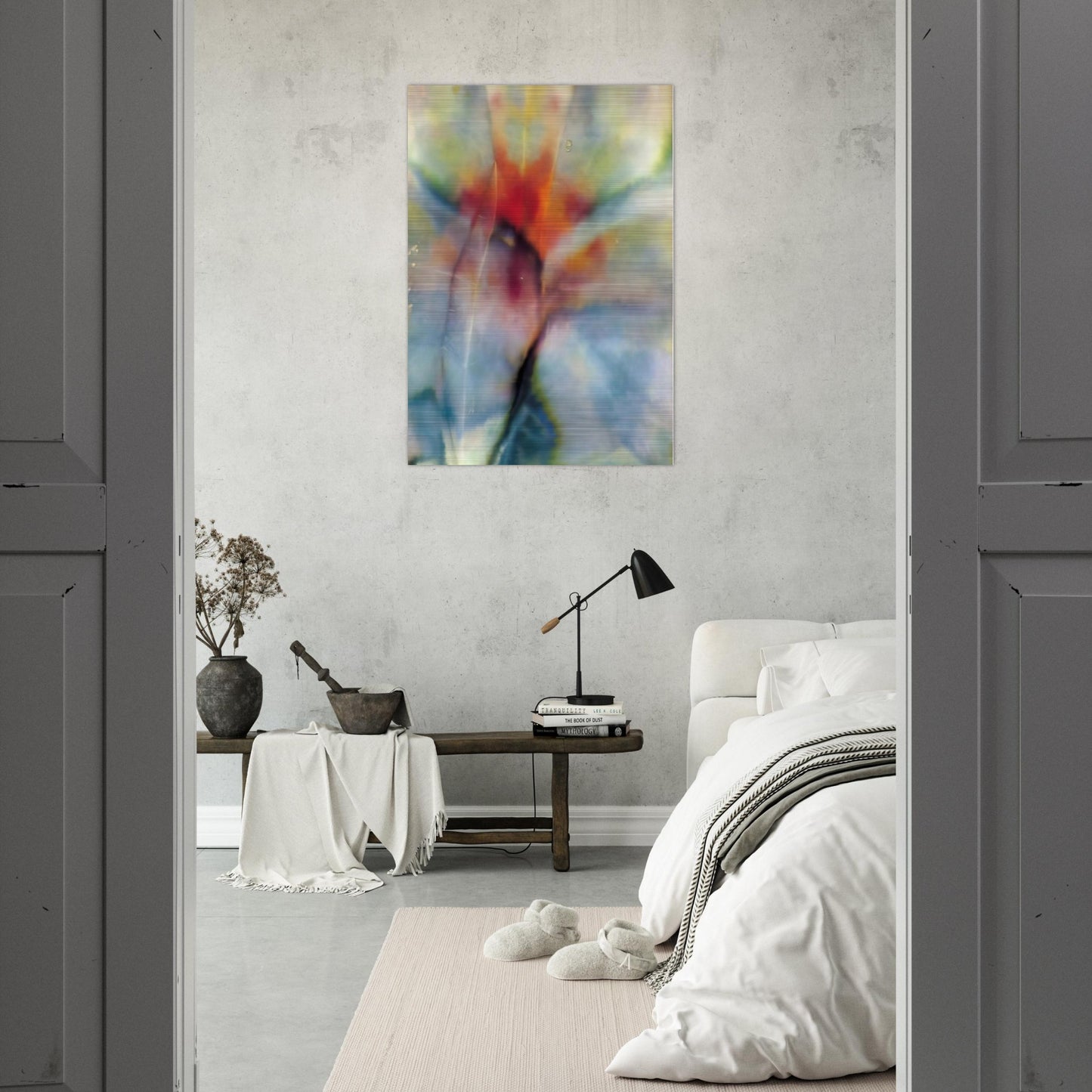 Abstraction - Sam Gilliam Brushed Aluminum Print - 70x100 cm / 28x40 inches | Sam Gilliam Aluminum Print | Sam Gilliam Prints