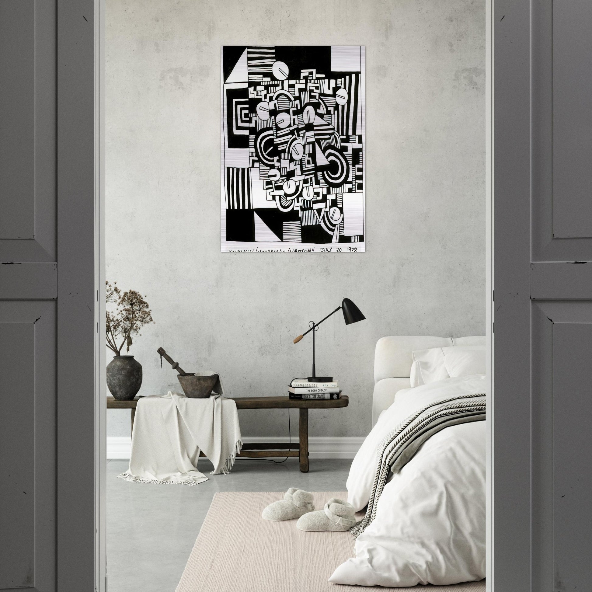 UNTITLED 1978 - Keith Haring Brushed Aluminum Print - 70x100 cm / 28x40 inches | Keith Haring Aluminum Print | Keith Haring Prints