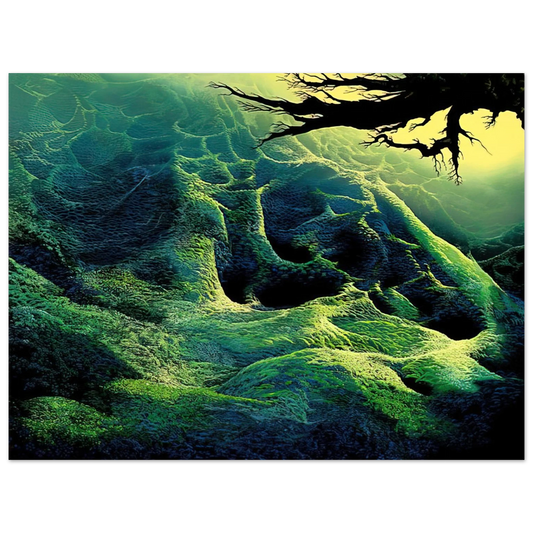 Eyvind Earle - My Soul  75x100 cm / 30x40inches Fine Art Poster