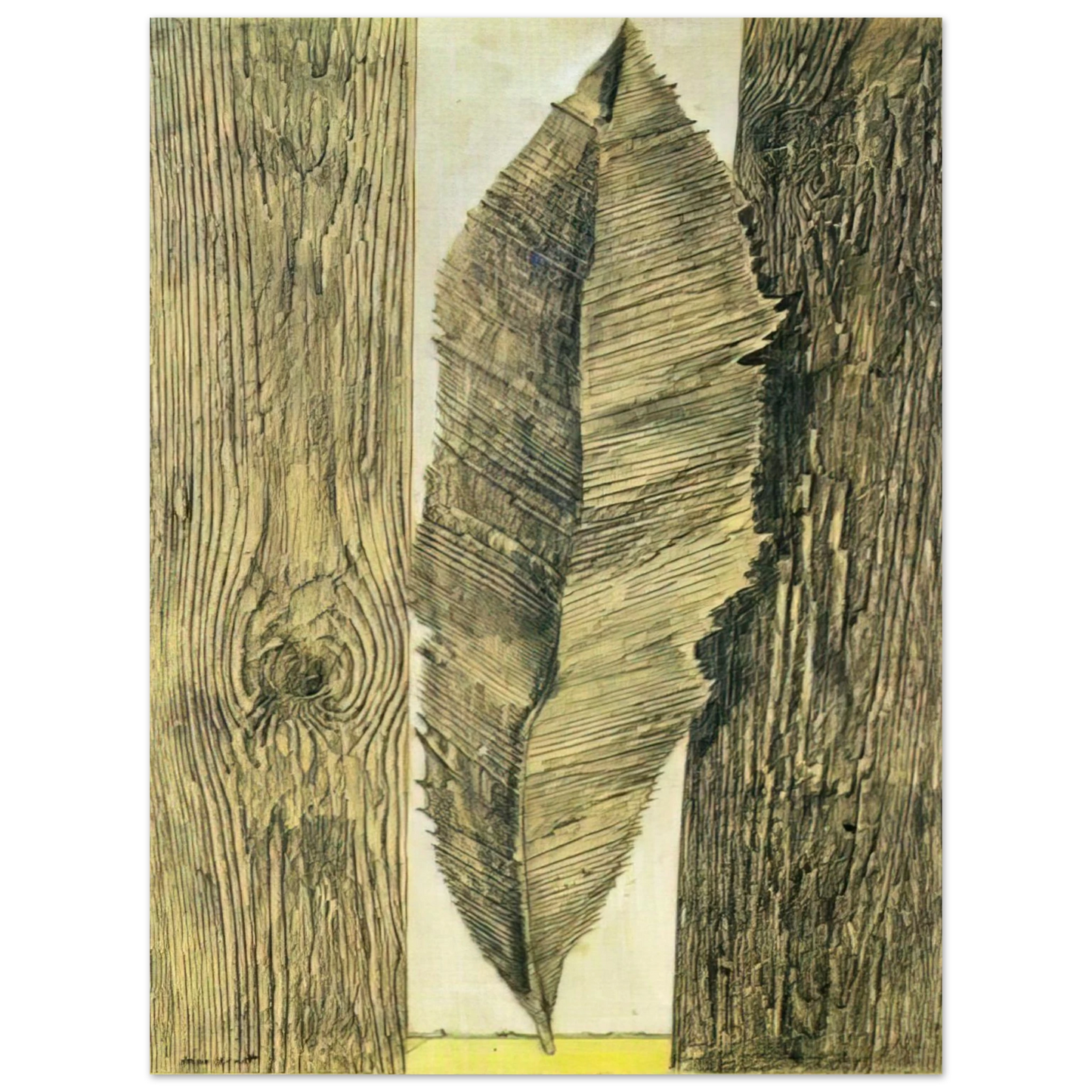 Max Ernst - Leaf customs  75x100 cm / 30x40inches Fine Art Poster
