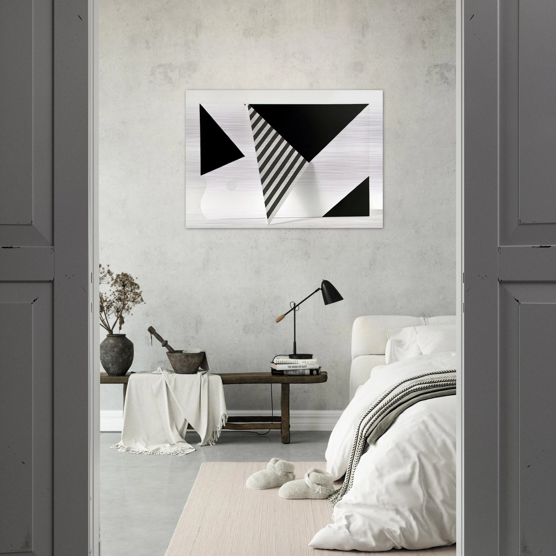 Untitled - 2009 - Omar Rayo Brushed Aluminum Print - 70x100 cm / 28x40 inches | Omar Rayo Aluminum Print | Omar Rayo Prints