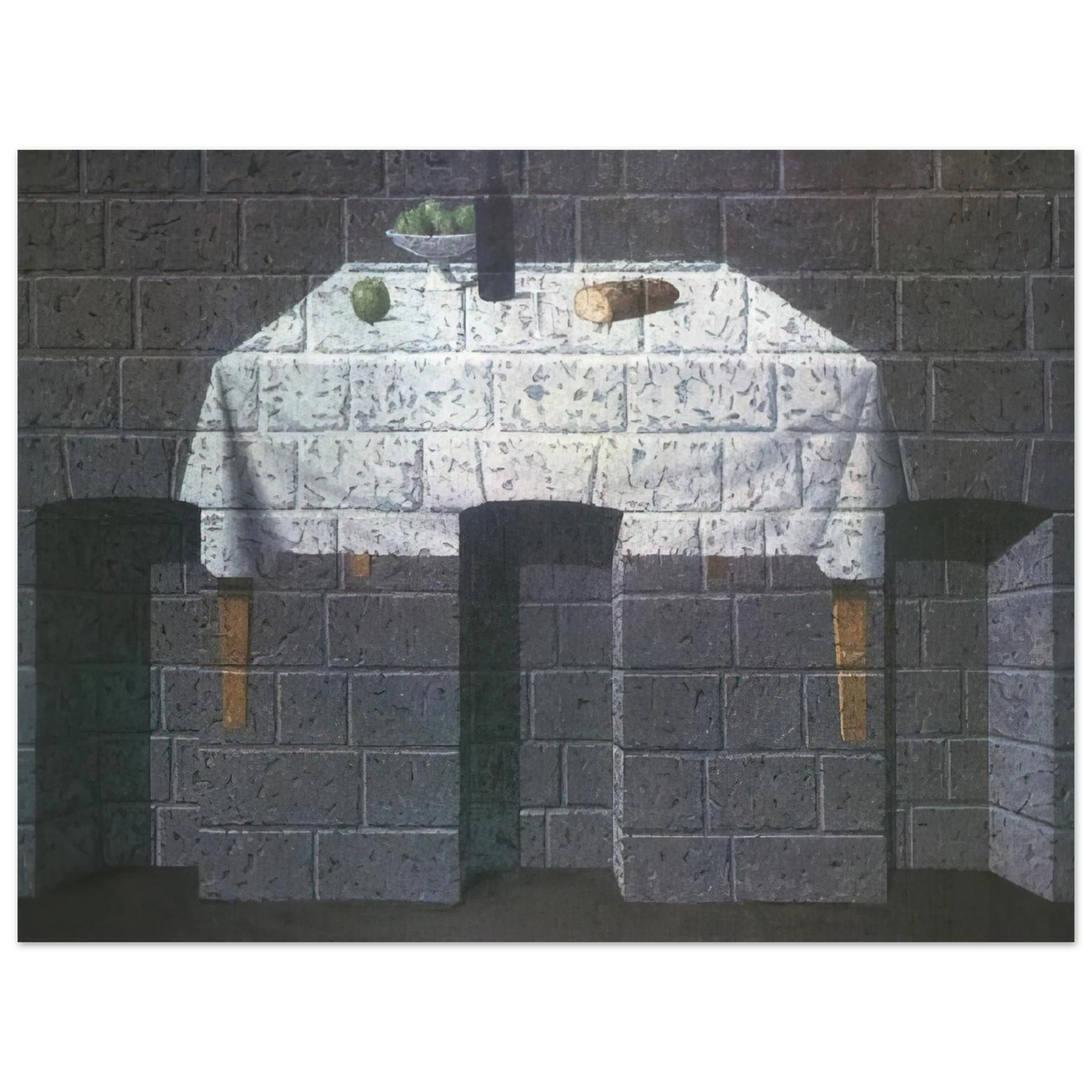 Rene Magritte - THE ENDEARING TRUTH 1966  75x100 cm / 30x40inches Fine Art Poster