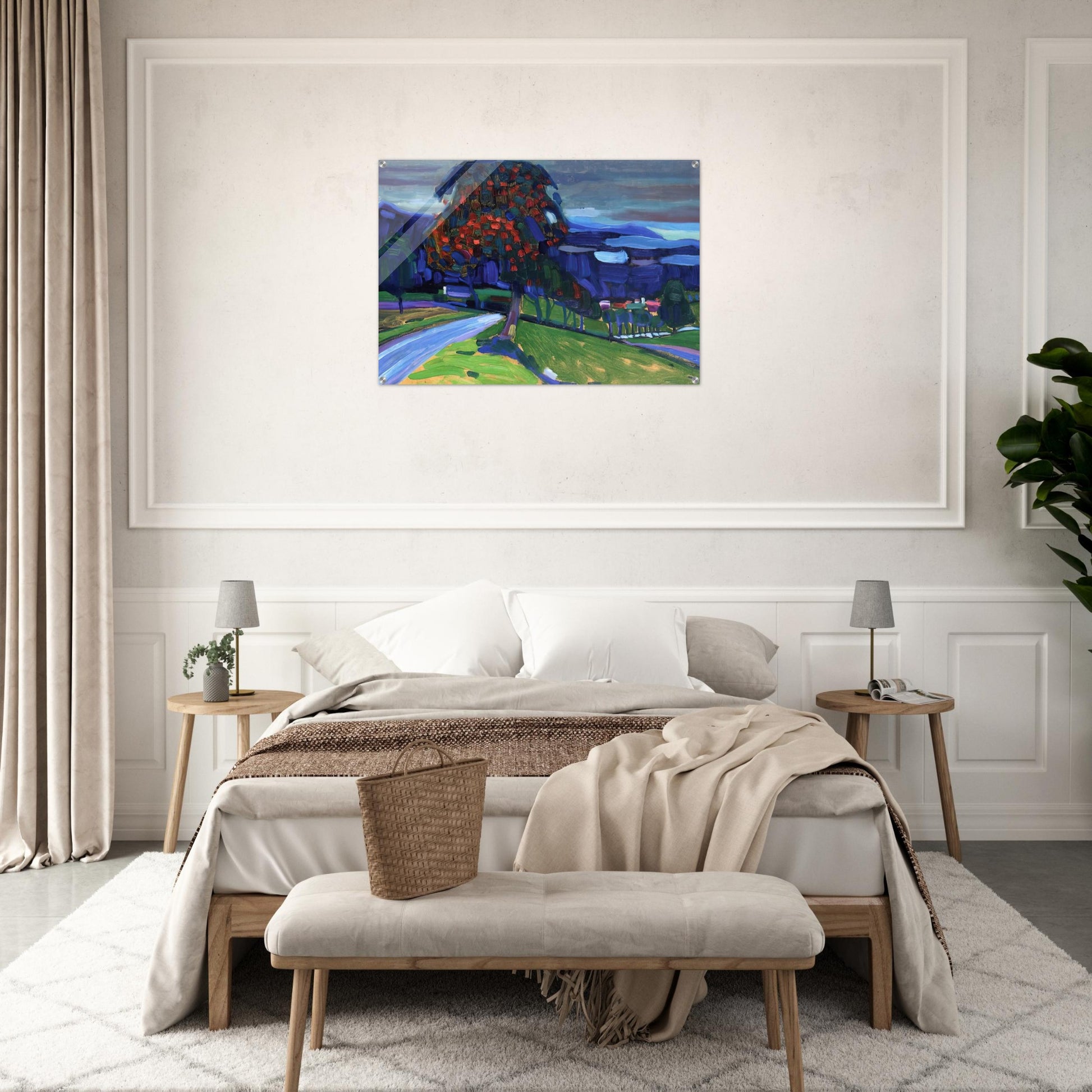 AUTUMN IN MURNAU 1908 - Wassily Kandinsky Acrylic Print - 70x100 cm / 28x40″ inches
