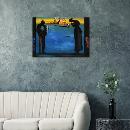 ANGELUS - Salvador Dali Brushed Aluminum Print - 70x100 cm / 28x40 inches | Salvador Dali Aluminum Print | Salvador Dali Prints
