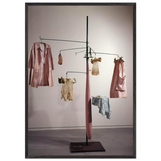PINK DAYS AND BLUE DAYS 1997 - Louise Bourgeois 70x100 cm / 28x40 inches Framed Art Print – Black Wooden Frame