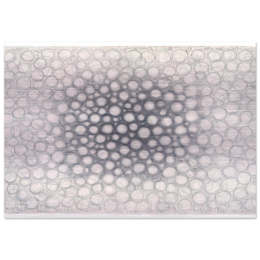 Light Gathers to the Question of No - 1979 - Richard Pousette-Dart Brushed Aluminum Print - 70x100 cm / 28x40 inches | Richard Pousette-Dart Aluminum Print | Richard Pousette-Dart Prints