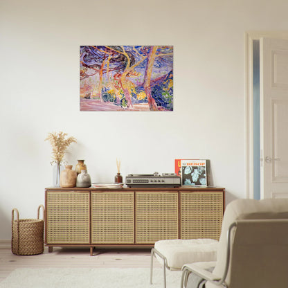 Under the Pines - Henri-Edmond Cross Brushed Aluminum Print - 70x100 cm / 28x40 inches | Henri-Edmond Cross Aluminum Print | Henri-Edmond Cross Prints