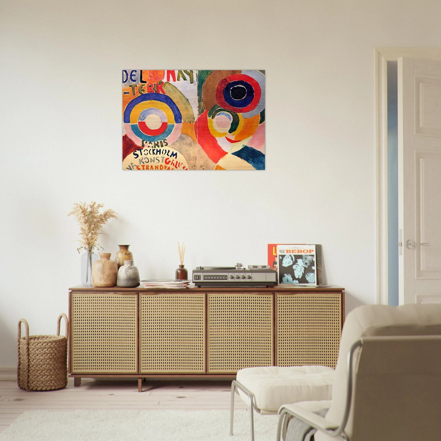 MODERNISM - Sonia Delaunay Brushed Aluminum Print - 70x100 cm / 28x40 inches | Sonia Delaunay Aluminum Print | Sonia Delaunay Prints