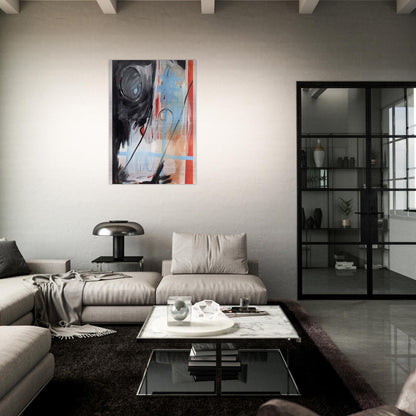 MoM Block Nr. 6 - 1999 - Michel Majerus Brushed Aluminum Print - 70x100 cm / 28x40 inches | Michel Majerus Aluminum Print | Michel Majerus Prints
