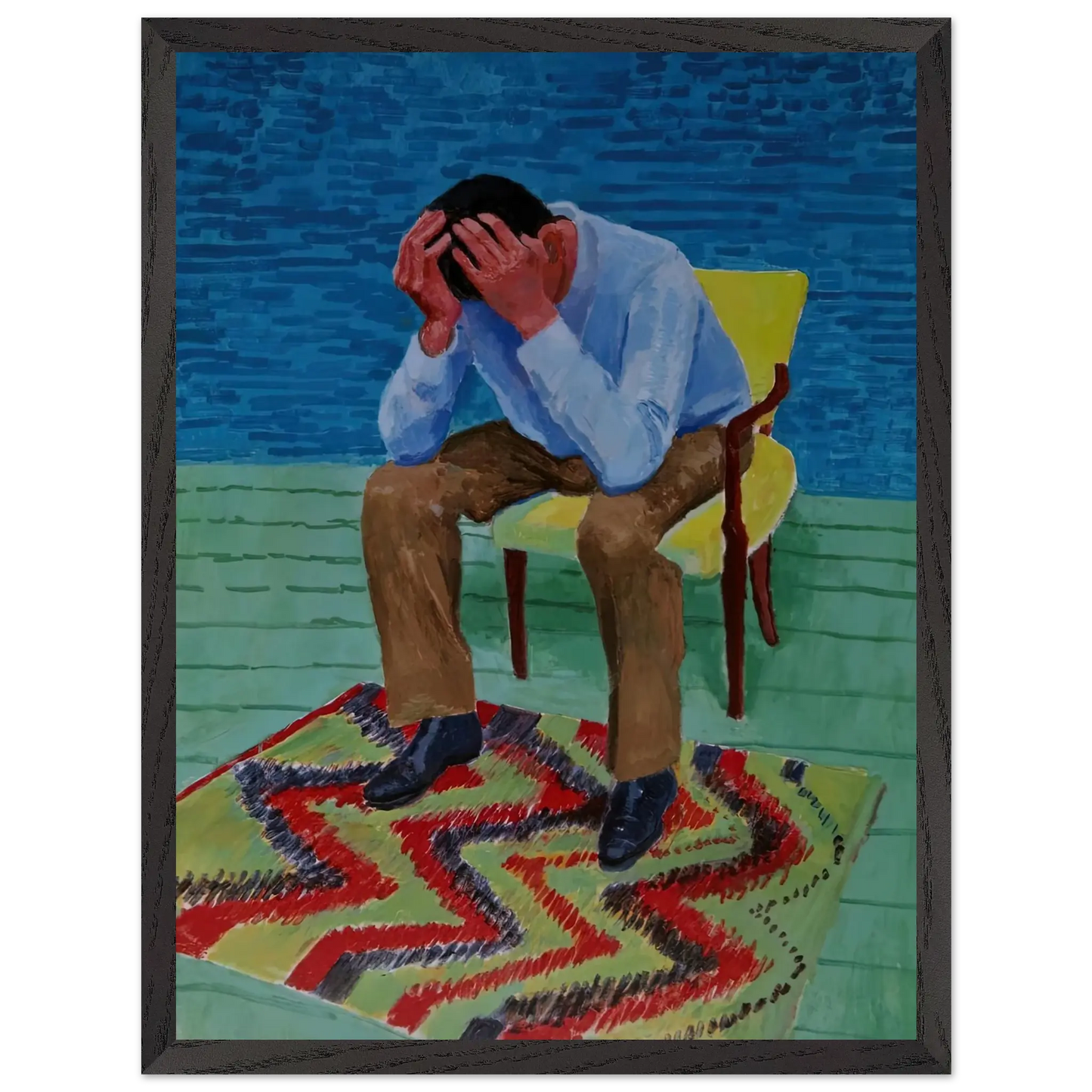David Hockney - David Hockney Wall art - 15x20 cm / 6x8 Inches - Fine Art Poster - -
