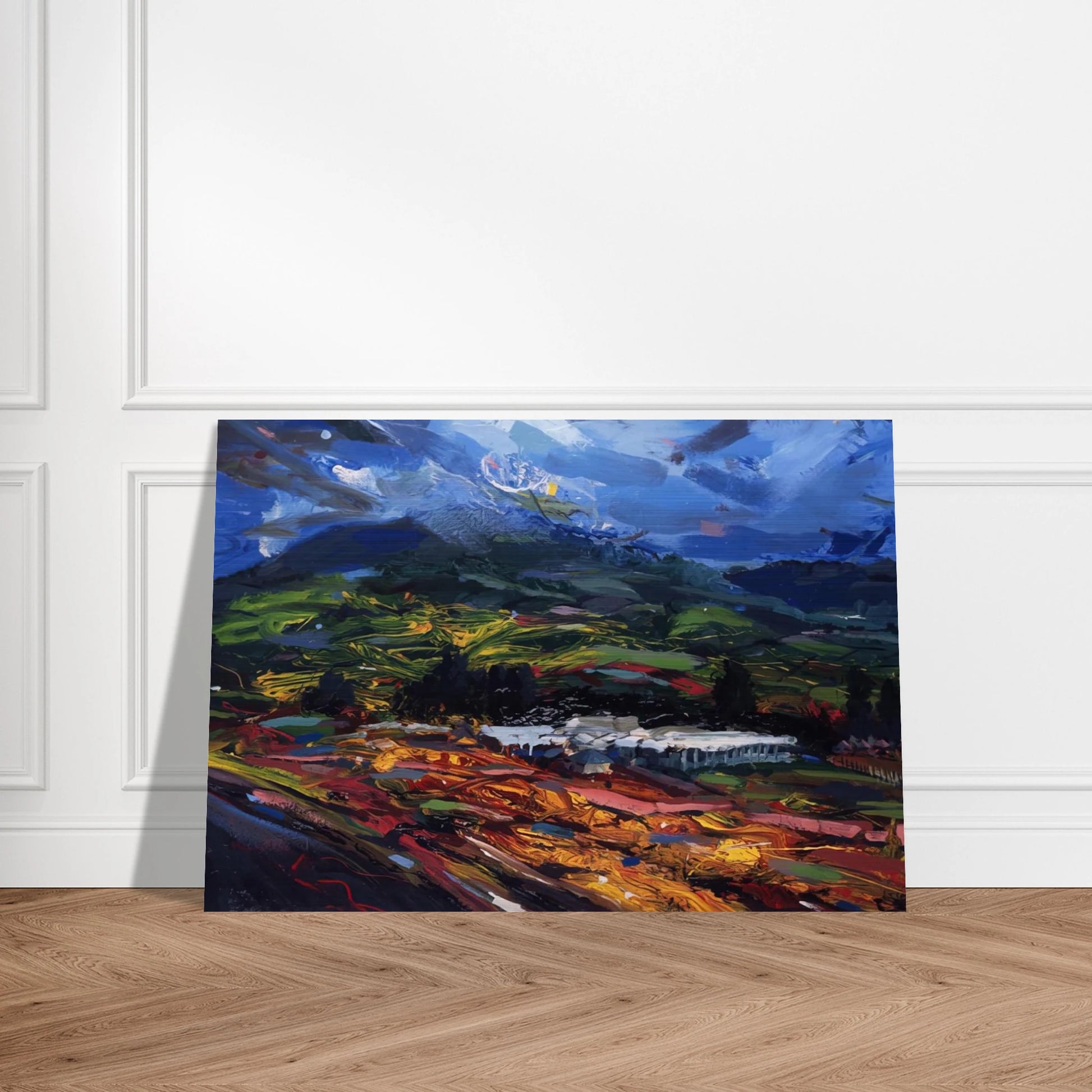 Untitled - Abstract Expressionism, Neo-Expressionism - Gebre Kristos Desta Brushed Aluminum Print - 70x100 cm / 28x40 inches | Gebre Kristos Desta Aluminum Print | Gebre Kristos Desta Prints