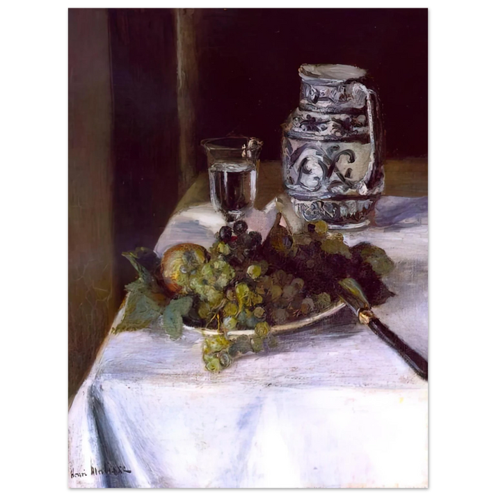 Henri Matisse - STILL LIFE WITH GRAPES 1896  75x100 cm / 30x40inches Fine Art Poster
