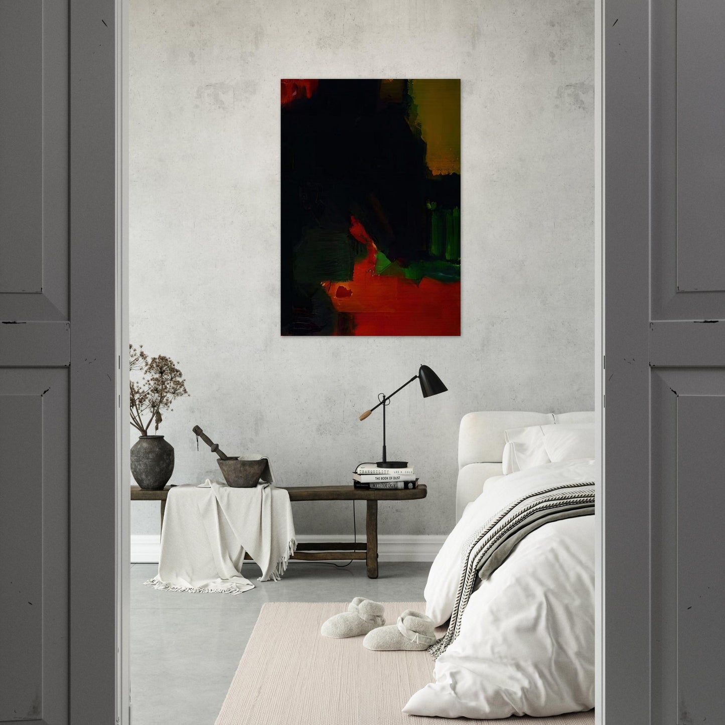 Nocturnal Splendor - Hans Hofmann Brushed Aluminum Print - 70x100 cm / 28x40 inches | Hans Hofmann Aluminum Print | Hans Hofmann Prints