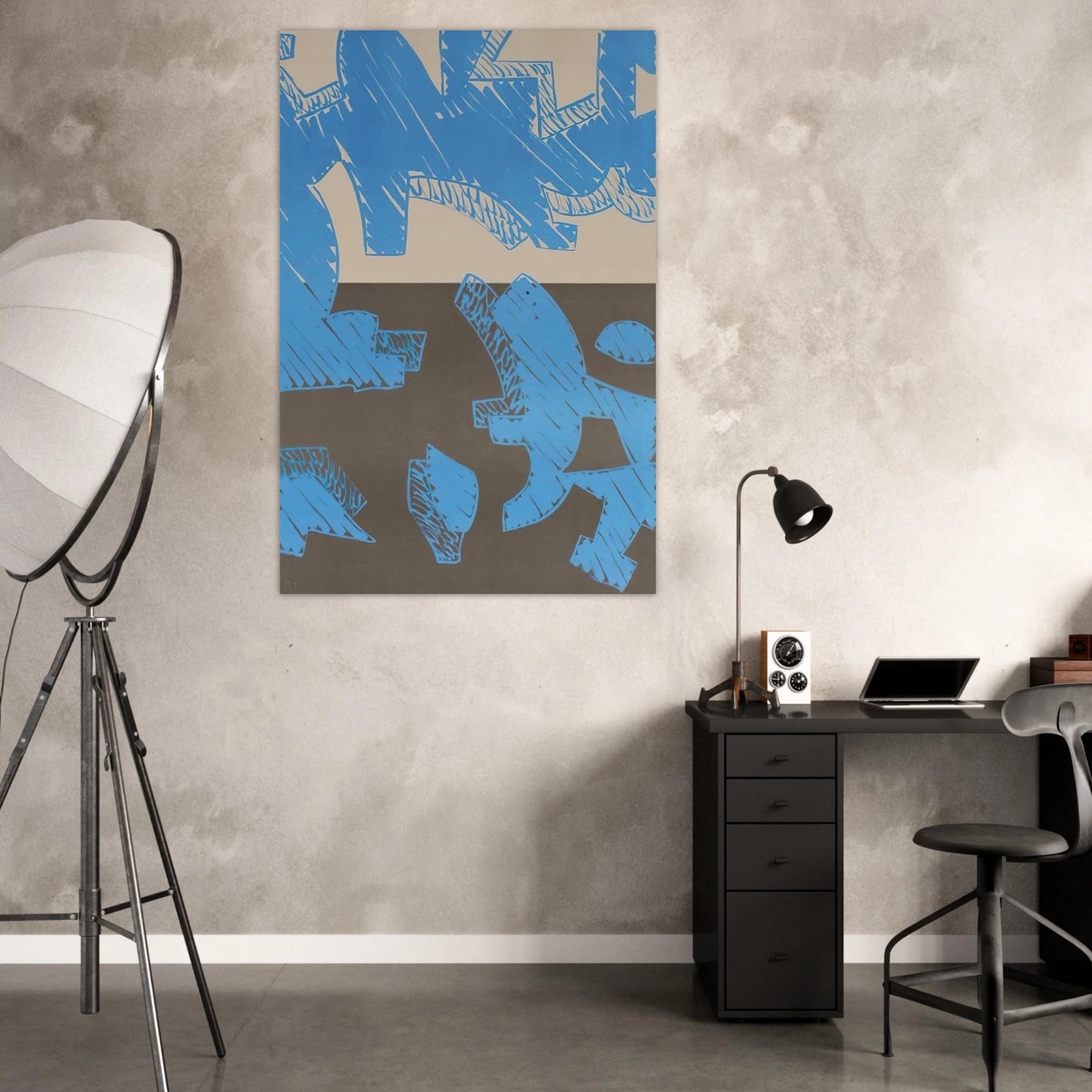 Blu - 2000 - Carla Accardi Art Prints - 100x150 cm / 40x60″ inches | Carla Accardi Poster | Carla Accardi Prints