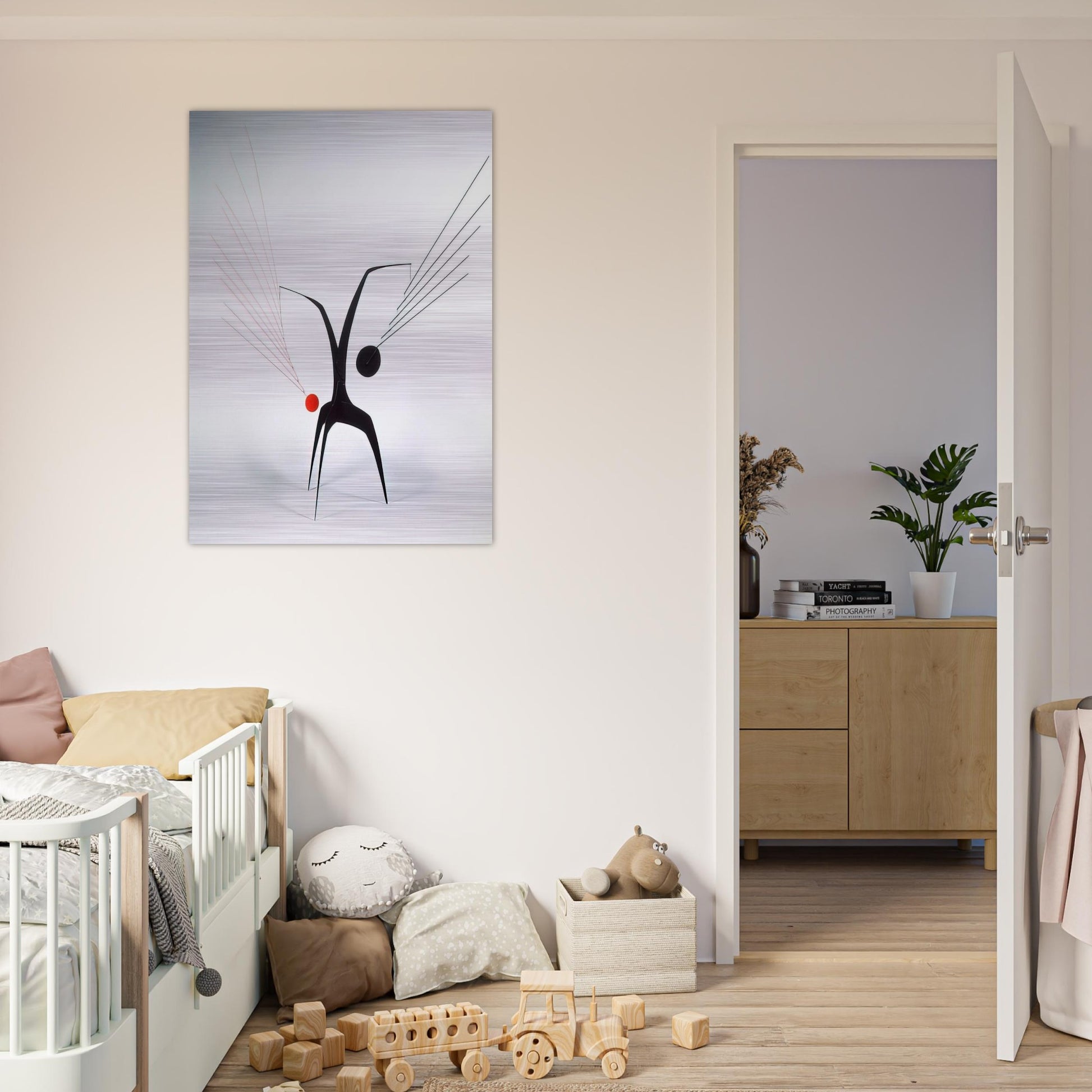 UN EFFET DU JAPONAIS 1941 - Alexander Calder Brushed Aluminum Print - 70x100 cm / 28x40 inches | Alexander Calder Aluminum Print | Alexander Calder Prints