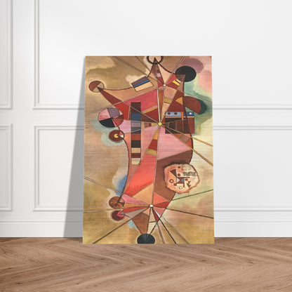 FIXED POINTS - Wassily Kandinsky Brushed Aluminum Print - 70x100 cm / 28x40 inches | Wassily Kandinsky Aluminum Print | Wassily Kandinsky Prints