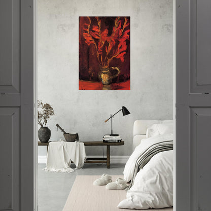 GLADIOLI 1919 - Chaim Soutine Brushed Aluminum Print - 70x100 cm / 28x40 inches | Chaim Soutine Aluminum Print | Chaim Soutine Prints
