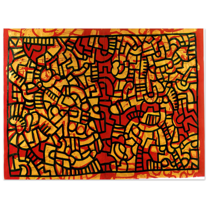 Keith Haring - UNTITLED 1979  75x100 cm / 30x40inches Fine Art Poster