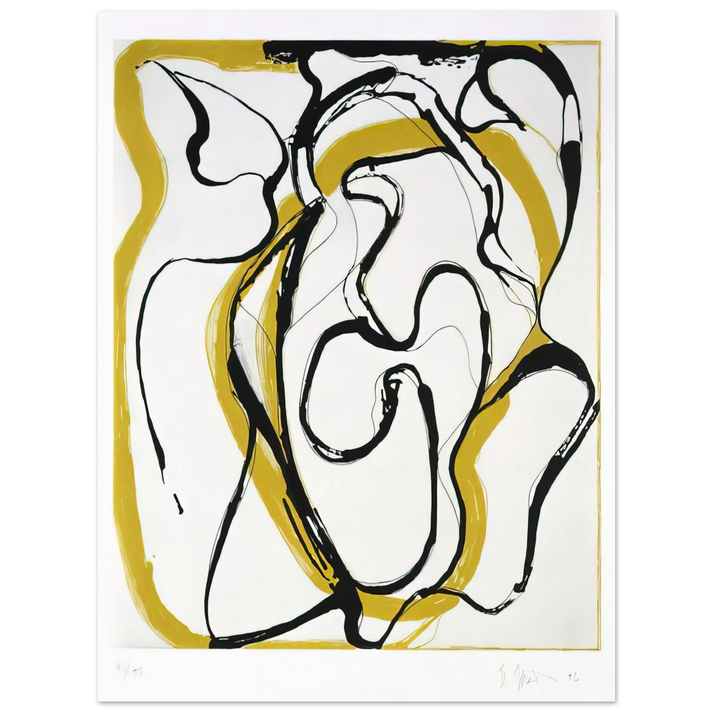 Brice Marden - Untitled - 1996  75x100 cm / 30x40inches Fine Art Poster