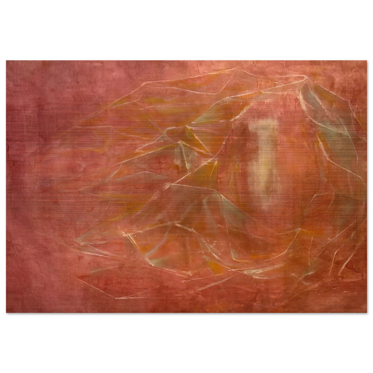 Vessel in a Drift of Diamond Light in the Sky of the Mind - 1944 - Morris Graves Brushed Aluminum Print - 70x100 cm / 28x40 inches | Morris Graves Aluminum Print | Morris Graves Prints