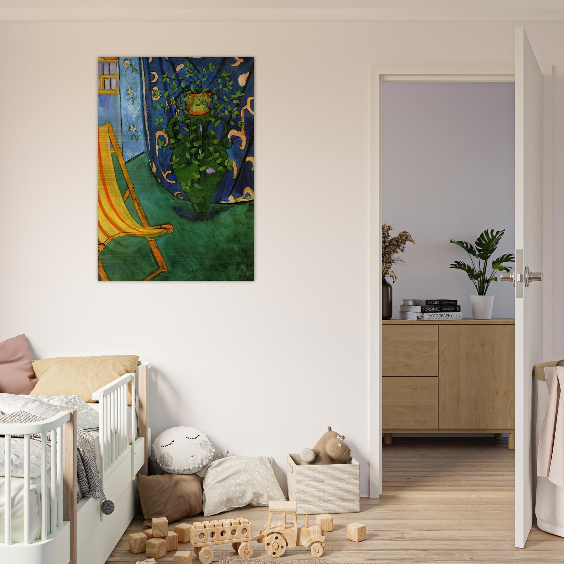 CORNER OF THE ARTIST S STUDIO 1912 - Henri Matisse Brushed Aluminum Print - 70x100 cm / 28x40 inches | Henri Matisse Aluminum Print | Henri Matisse Prints