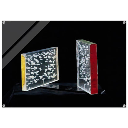 Sospensioni Colorate - 1955 - Piero Dorazio Acrylic Print - 70x100 cm / 28x40″ inches | Piero Dorazio Wall Art | Piero Dorazio Prints