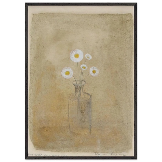Bouquet for Mary Lea - 1957 - Morris Graves 70x100 cm / 28x40 inches Framed Art Print – Black Wooden Frame