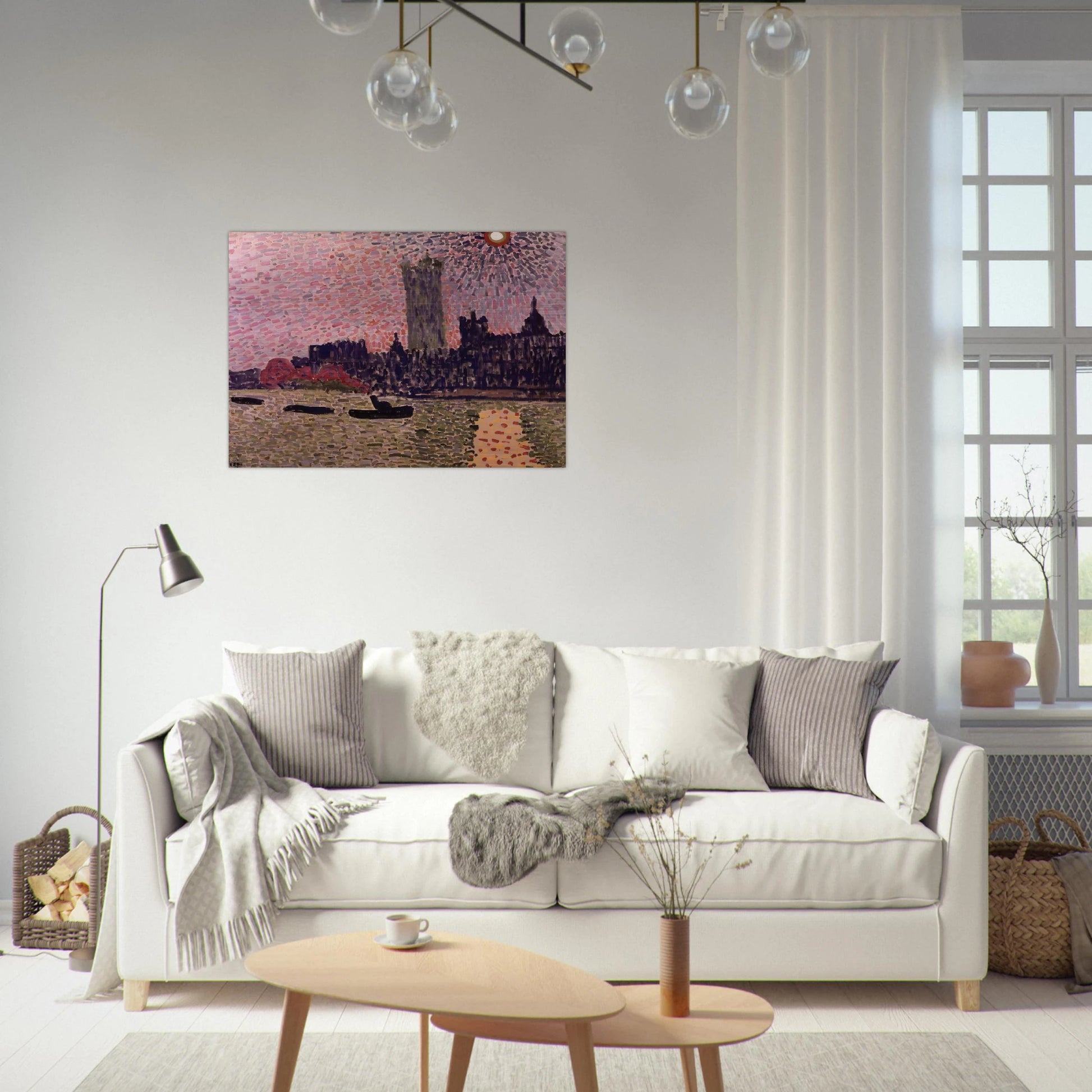 WESTMINSTER 1905 - Andre Derain Brushed Aluminum Print - 70x100 cm / 28x40 inches | Andre Derain Aluminum Print | Andre Derain Prints