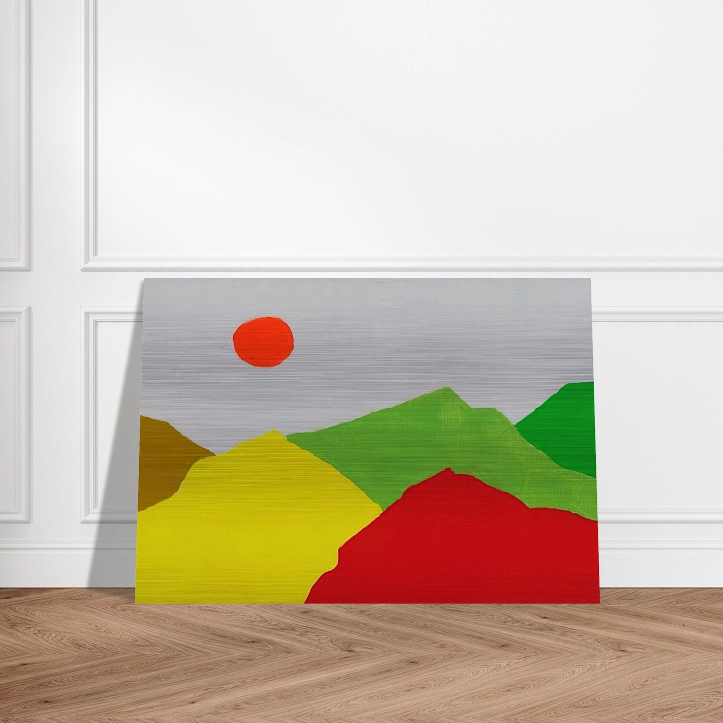 Untitled - 2013 - Etel Adnan Brushed Aluminum Print - 70x100 cm / 28x40 inches | Etel Adnan Aluminum Print | Etel Adnan Prints