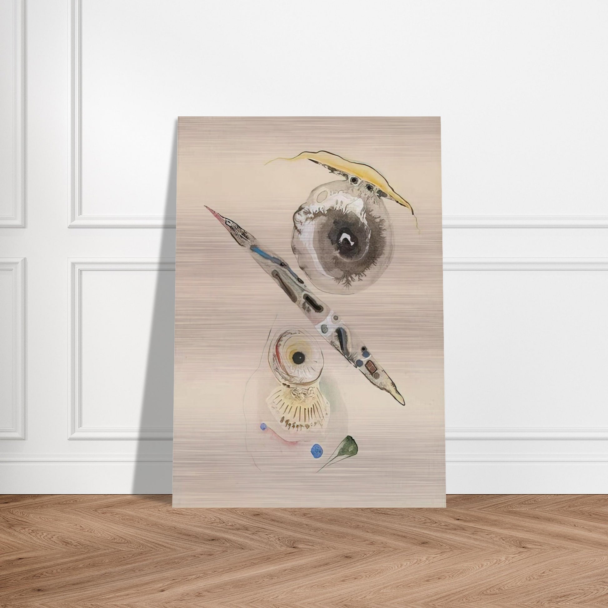 UNTITLED - Rudolf Bauer Brushed Aluminum Print - 70x100 cm / 28x40 inches | Rudolf Bauer Aluminum Print | Rudolf Bauer Prints