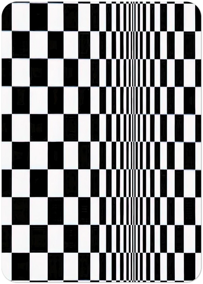 MOVEMENT IN SQUARES 1961 By Bridget Riley Pack of 10 Post Cards | Bridget Riley Post Cards | A6 (10.5 x 14.8 cm) - 4.1 x 5.8 inches