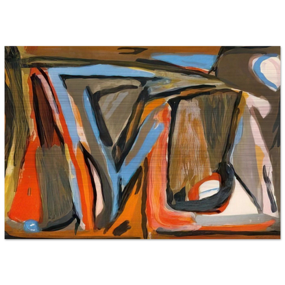 Le tout - 1978 - Bram van Velde Brushed Aluminum Print - 70x100 cm / 28x40 inches | Bram van Velde Aluminum Print | Bram van Velde Prints