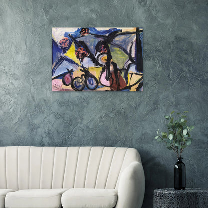 Abstract Still Life - 1950 - Walasse Ting Brushed Aluminum Print - 70x100 cm / 28x40 inches | Walasse Ting Aluminum Print | Walasse Ting Prints
