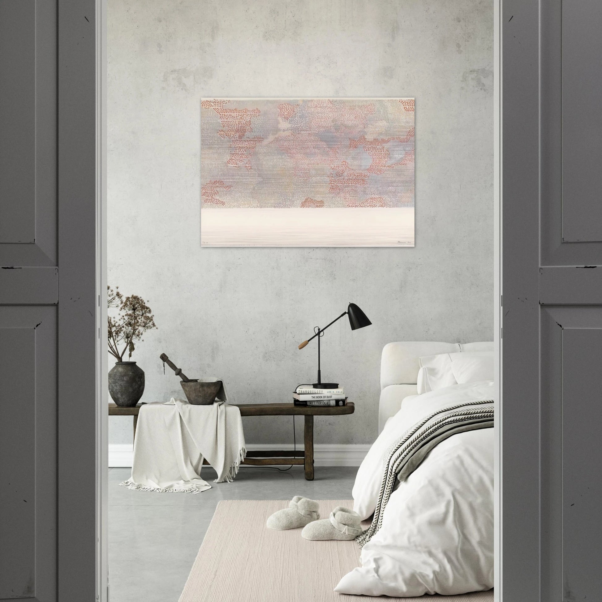 Maskelyne DA Region of the Moon from the series Lunar Maps - 1972 - Nancy Graves Brushed Aluminum Print - 70x100 cm / 28x40 inches | Nancy Graves Aluminum Print | Nancy Graves Prints