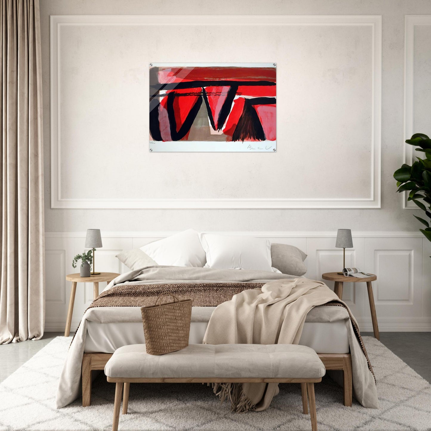 Braises - 1980 - Bram van Velde Acrylic Print - 70x100 cm / 28x40″ inches
