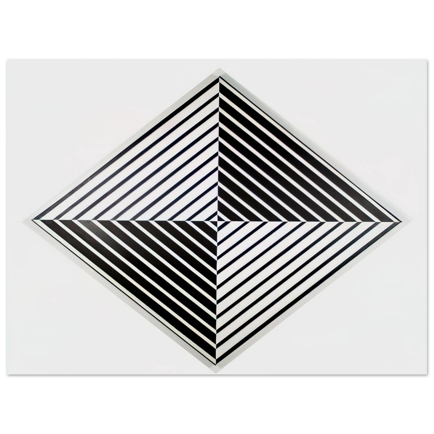 Carmen Herrera - Black and White - 1952  75x100 cm / 30x40inches Fine Art Poster