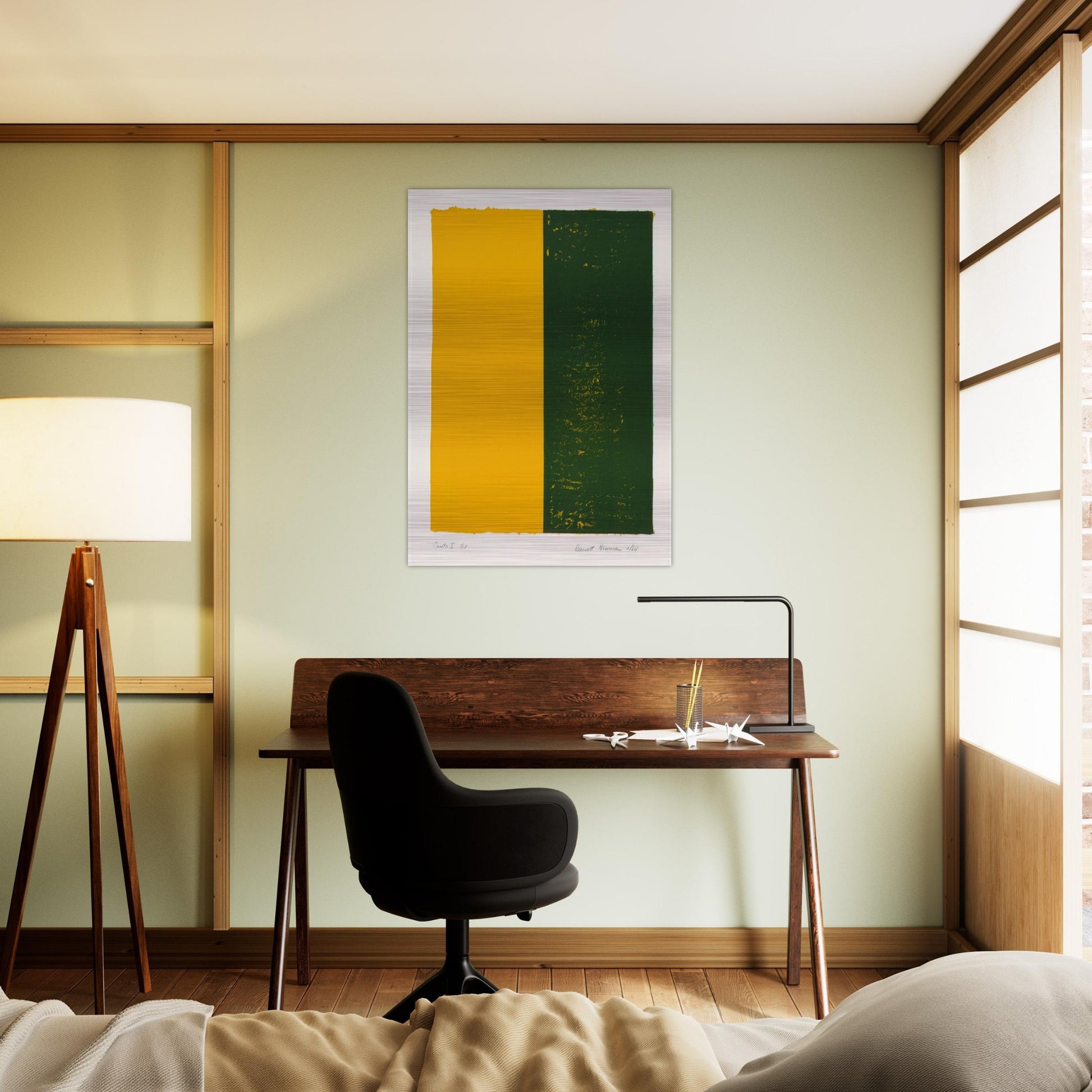 Canto X - Barnett Newman Brushed Aluminum Print - 70x100 cm / 28x40 inches | Barnett Newman Aluminum Print | Barnett Newman Prints