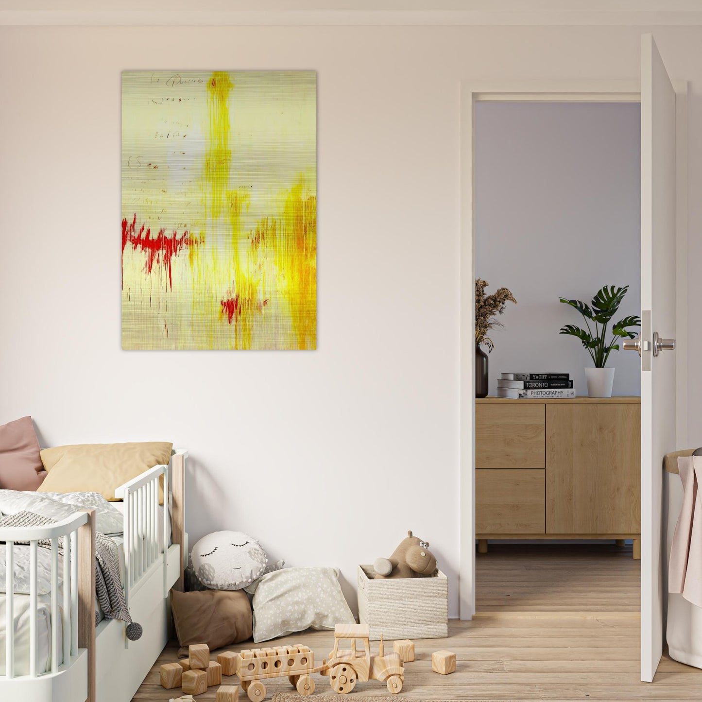 Quattro stagioni I. Estate - Cy Twombly Brushed Aluminum Print - 70x100 cm / 28x40 inches | Cy Twombly Aluminum Print | Cy Twombly Prints
