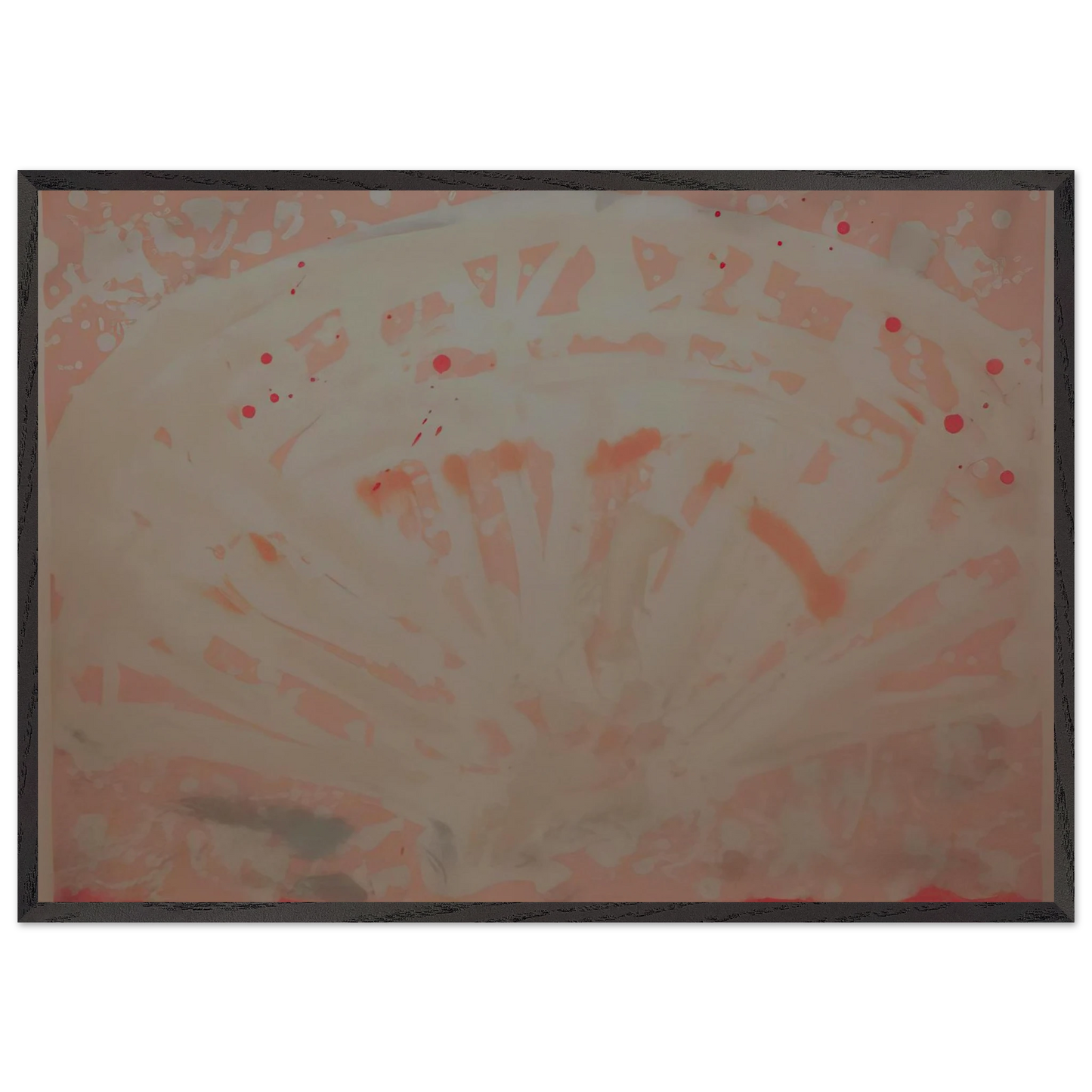 FREGOLI 1969 - Antoni Tapies 70x100 cm / 28x40 inches Framed Art Print – Black Wooden Frame