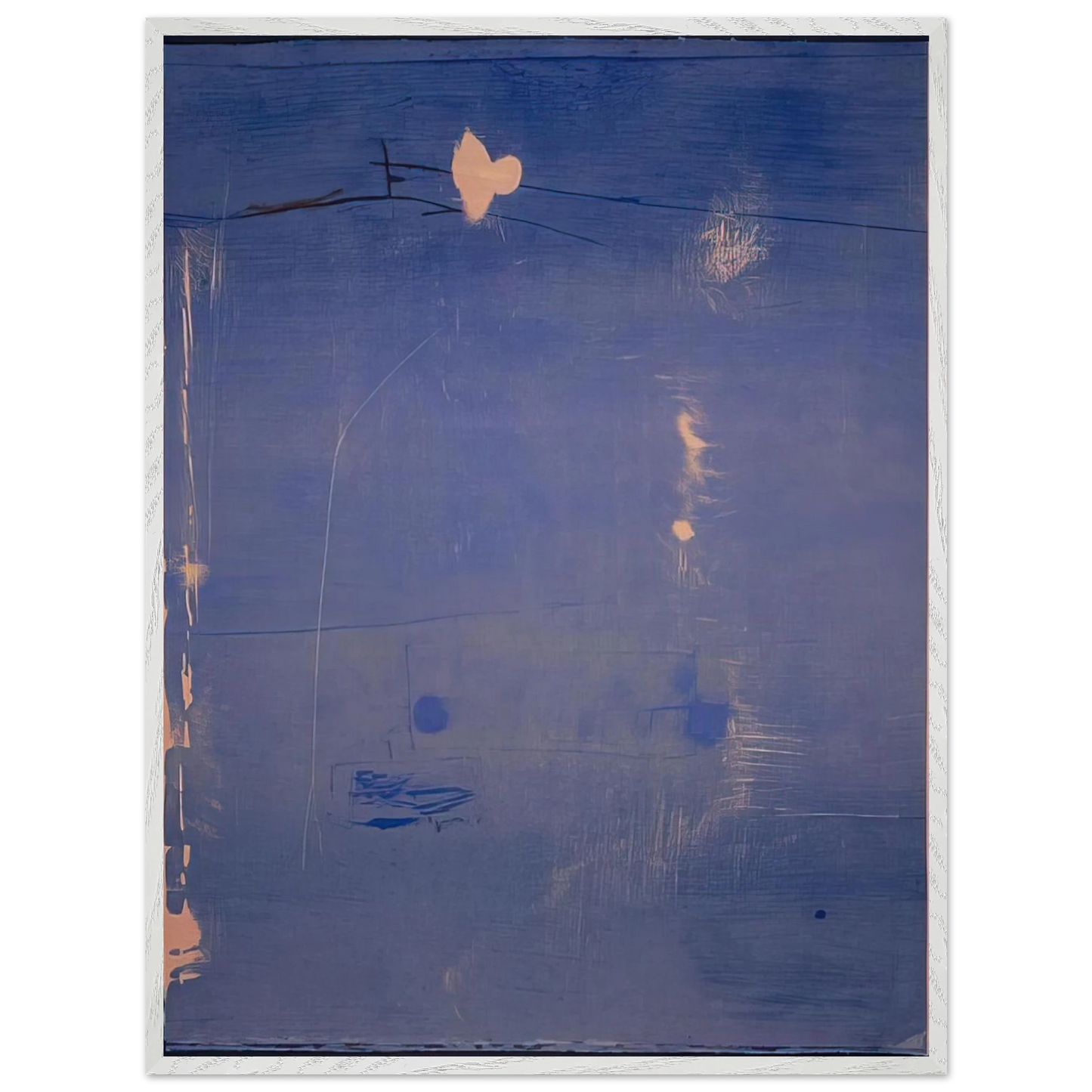Helen Frankenthaler - Cameo - 1980 Wall art - 15x20 cm / 6x8 inches - Premium Wooden Framed Poster With Fine Art Paper-canvas - Wood frame