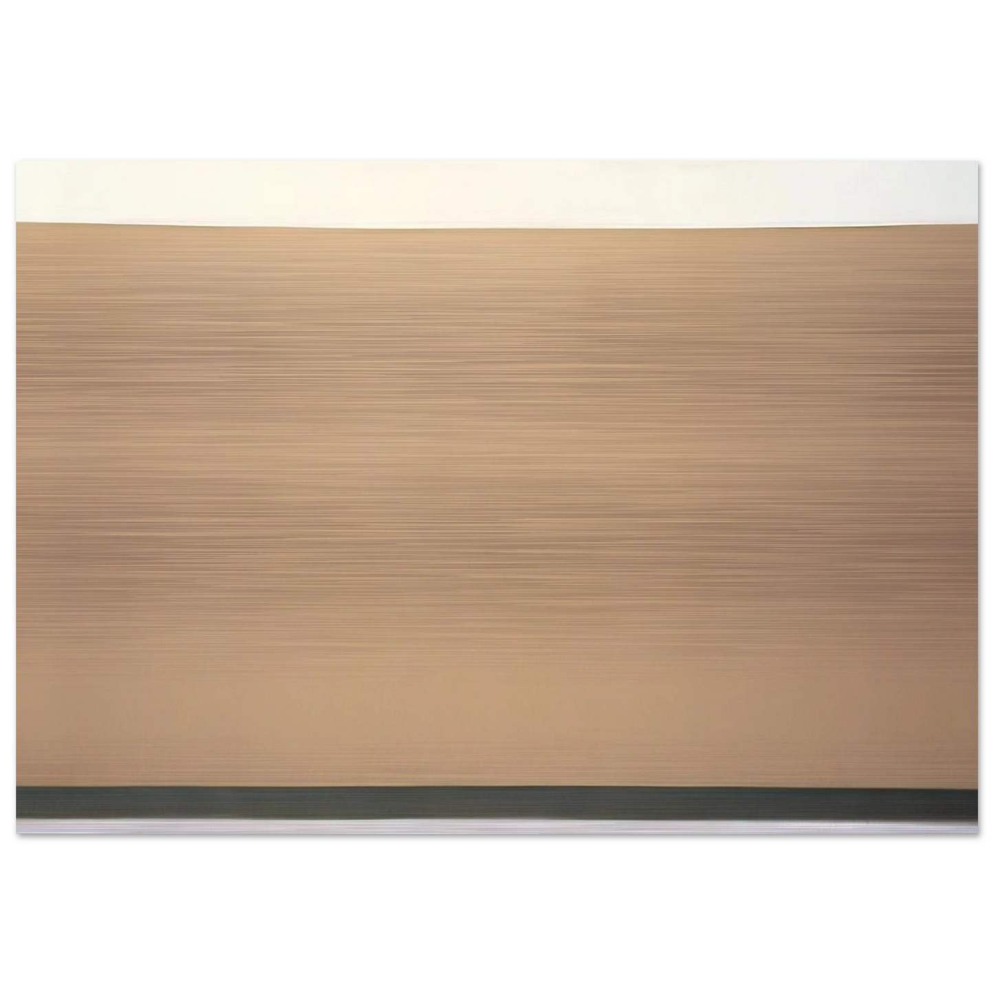 Yellow Ochre - 1967 - Ronnie Landfield Brushed Aluminum Print - 70x100 cm / 28x40 inches | Ronnie Landfield Aluminum Print | Ronnie Landfield Prints