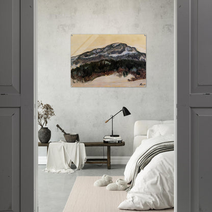 Mount Kolsaas, Norway - claude monet Acrylic Print - 70x100 cm / 28x40″ inches | claude monet Wall Art | claude monet Prints