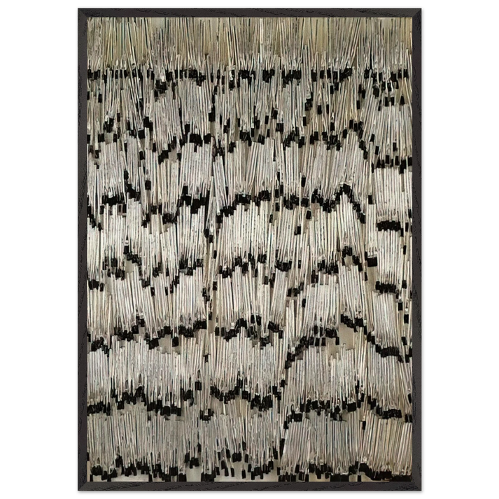Crusaders - 1968 - Arman 70x100 cm / 28x40 inches Framed Art Print – Black Wooden Frame