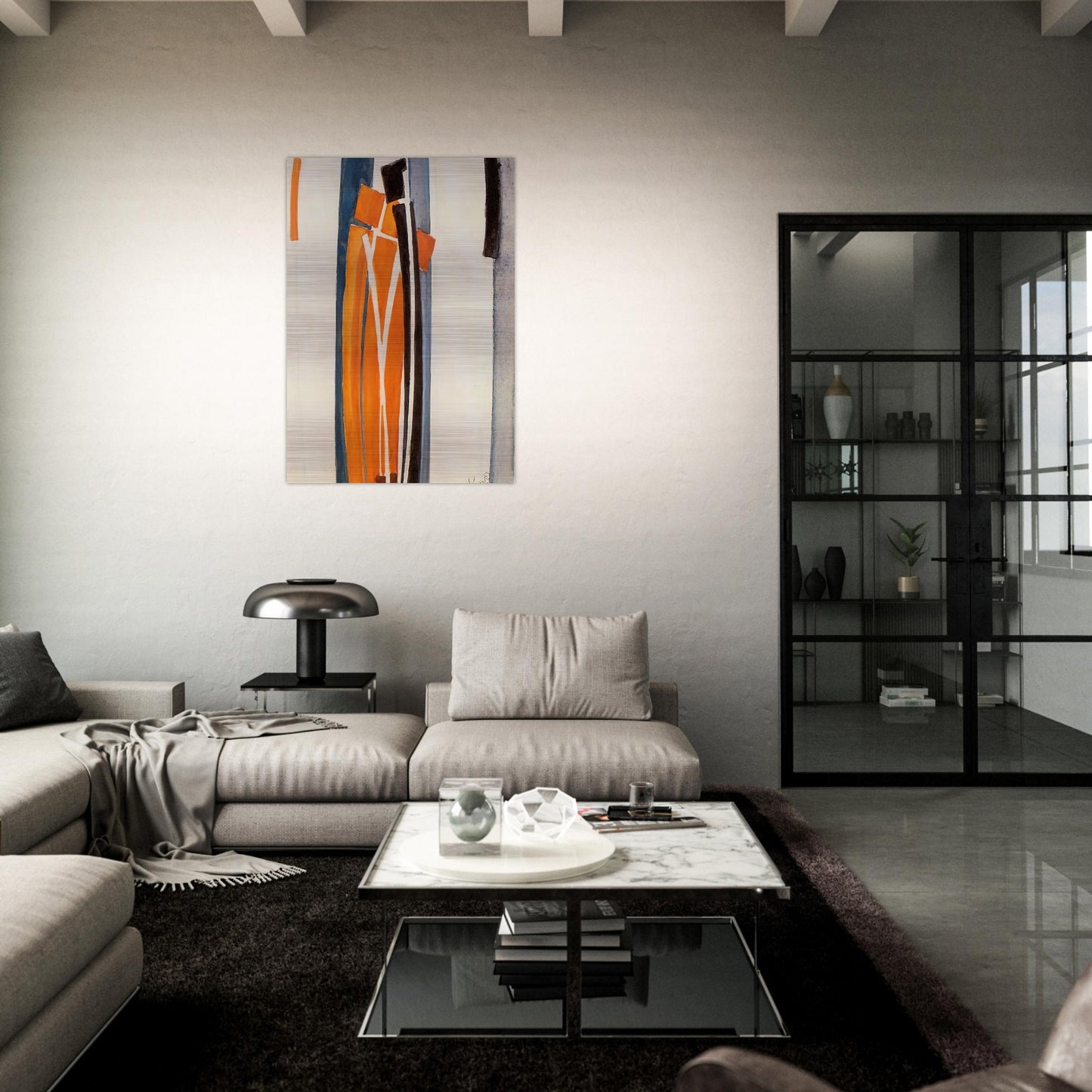 Drawings of curves - Frantisek Kupka Brushed Aluminum Print - 70x100 cm / 28x40 inches | Frantisek Kupka Aluminum Print | Frantisek Kupka Prints