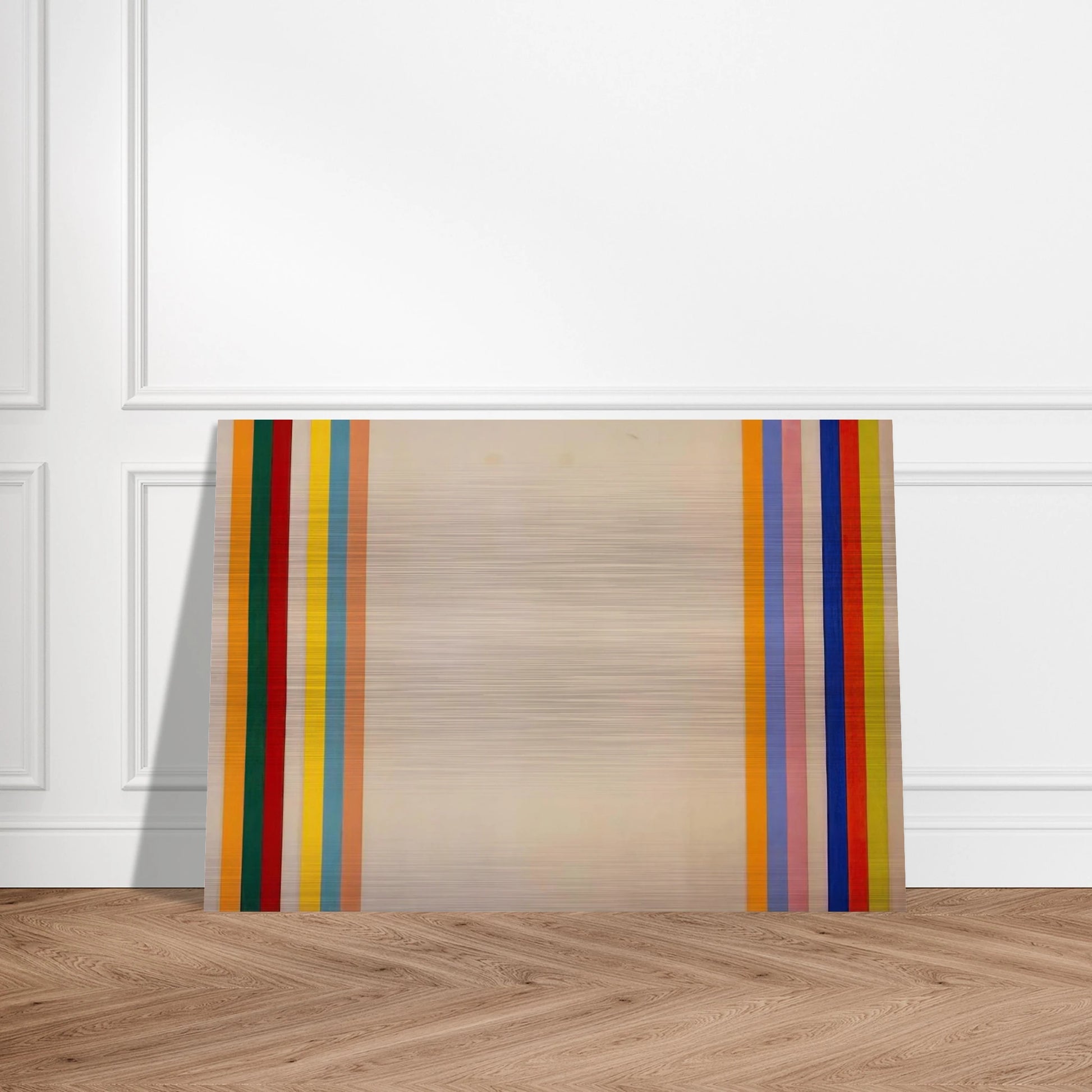 Homage to Matisse - 1960 - Gene Davis Brushed Aluminum Print - 70x100 cm / 28x40 inches | Gene Davis Aluminum Print | Gene Davis Prints