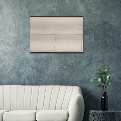 Twentieth Century Ikon Series 8.8.67 I - 1967 - Bob Law Brushed Aluminum Print - 70x100 cm / 28x40 inches | Bob Law Aluminum Print | Bob Law Prints
