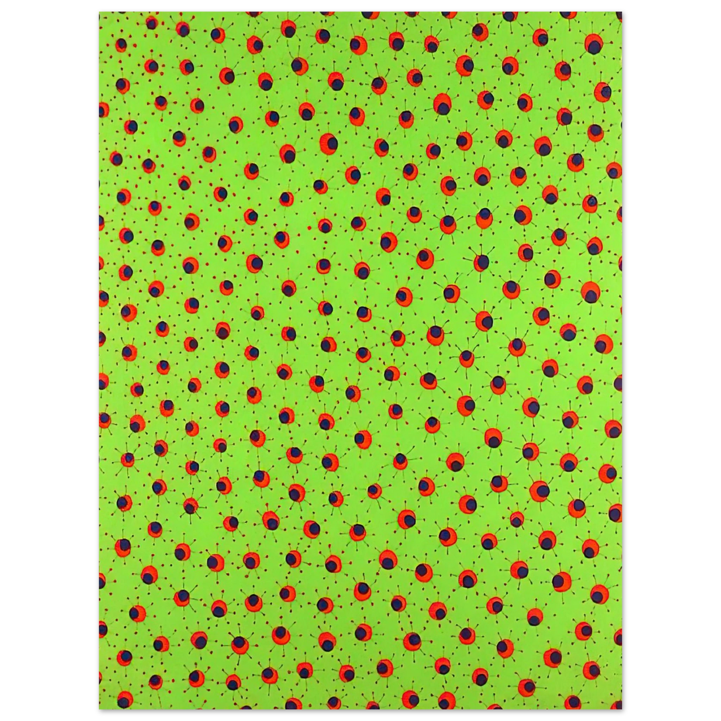 Yayoi Kusama - FIELDS IN SPRING 1988 Fine Art Poster