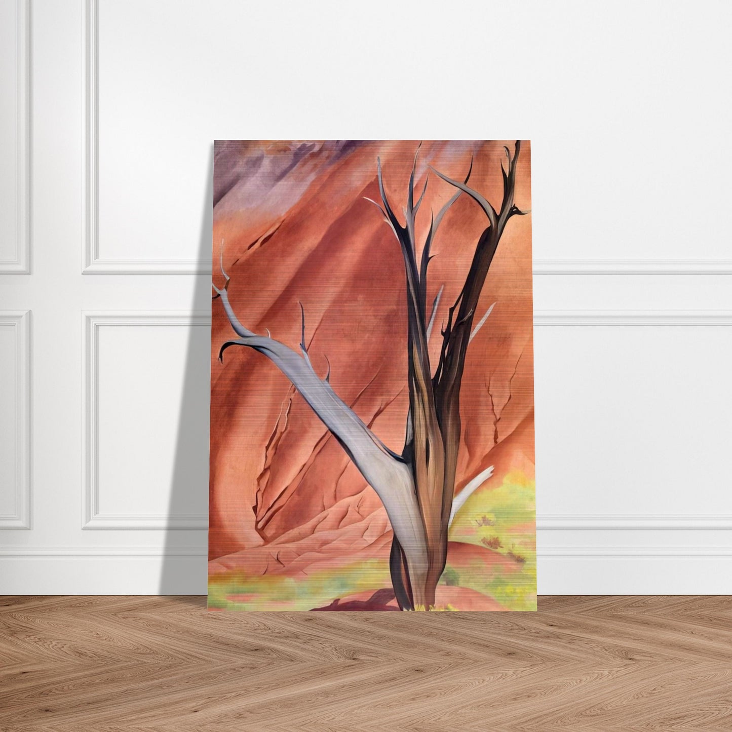 Gerald`s Tree - Georgia O'Keeffe Brushed Aluminum Print - 70x100 cm / 28x40 inches | Georgia O'Keeffe Aluminum Print | Georgia O'Keeffe Prints