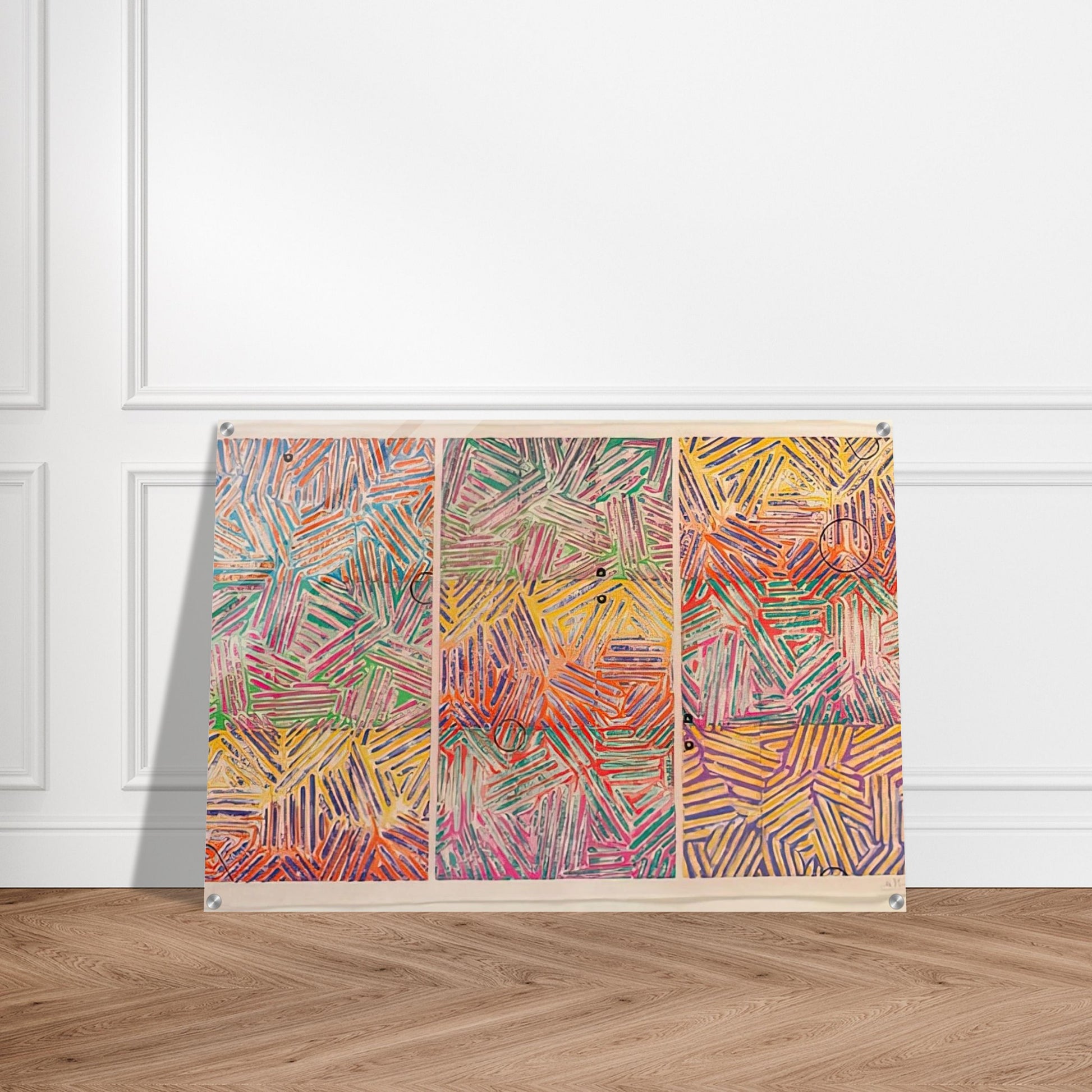 USUYUKI ULAE 227 - Jasper Johns Acrylic Print - 70x100 cm / 28x40″ inches